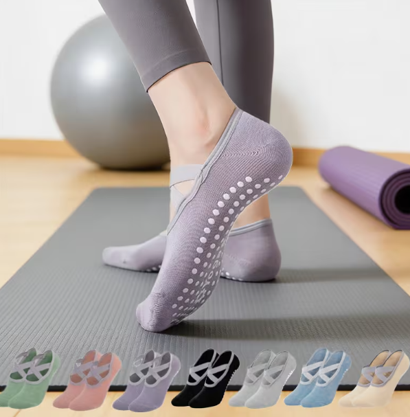 1/5 Pair of Women'S Non-Slip for Yoga Socks